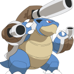 Mega Blastoise Logo Vector