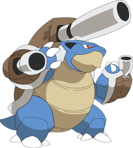 Mega Blastoise Logo Vector