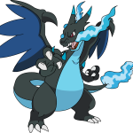 Mega Charizard X Logo Vector