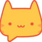 Meowchat Icon Logo Vector