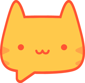 Meowchat Icon Logo Vector