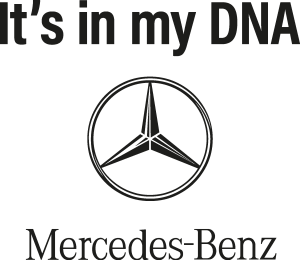 Mercedes Benz Its in my DNA Logo Vector