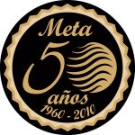 Meta 50 Anos 1960 2010 Logo Vector