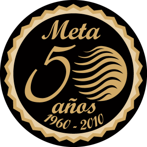 Meta 50 Anos 1960 2010 Logo Vector