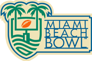 Miami Beach Bowl Logo Vector