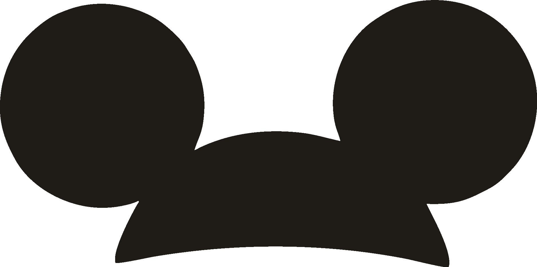Mickey Mouse Ears Logo PNG Transparent SVG AI Free Download Mickey Mouse Ears Logo PNG Transparent SVG AI Free Download