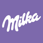 Milka White Logo Vector