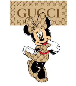 Minnie Mouse Gucci Logo Vector