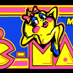 Ms Pac Man Logo Vector