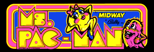 Ms Pac Man Logo Vector