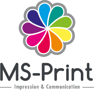 Ms Print Logo Vector