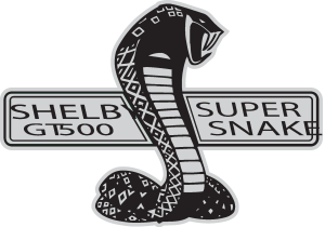Mustang Super Snake Logo Vector