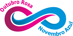 NOVEMBRO AZUL OUTUBRO ROSA Logo Vector