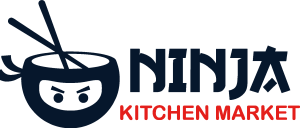 Ninja Kitchen Market Logo Vector
