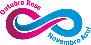 Novembro Azul Outubro Rosa Logo Vector