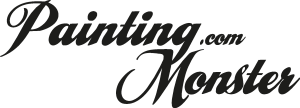 Painting Monster Logo Vector