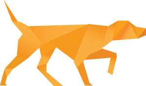 Paper Dog Logo Vector