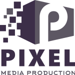 Pixel Media Production Logo Vector