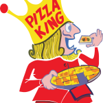 Pizza King Logo Vector