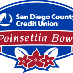 Poinsettia Bowl Logo Vector