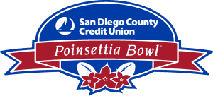 Poinsettia Bowl Logo Vector