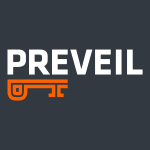 Preveil White Logo Vector