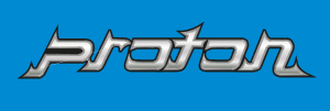 Proton 80s Logo Vector