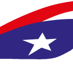 Puerto Rico Flag For Truck And Car Logo Vector