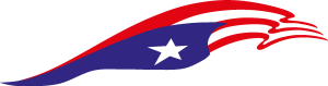 Puerto Rico Flag For Truck And Car Logo Vector