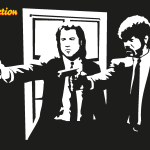 Pulp Fiction Logo Vector