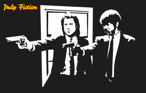 Pulp Fiction Logo Vector