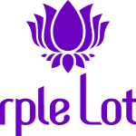 Purple Lotus Logo Vector