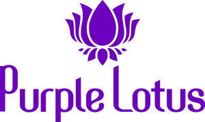 Purple Lotus Logo Vector