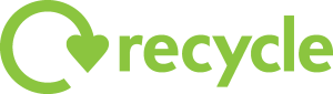 Recycle Heart Logo Vector