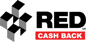 Red Cash Back Logo Vector