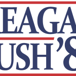 Ronald Reagan ’84 Election Logo Vector