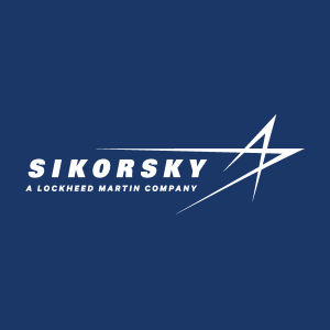 Sikorsky Aircraft White Logo Vector