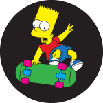 Simpsons Bart Logo Vector