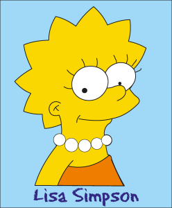 Simpsons Lisa Logo Vector