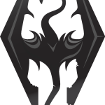 Skyrim Icon Logo Vector