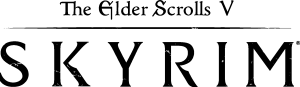 Skyrim Wordmark Logo Vector