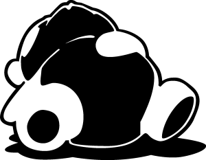 Sleepy Panda Logo Vector