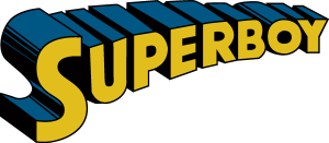 Superboy Wordmark Logo Vector
