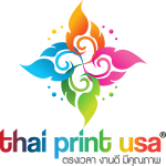 Thai Print USA Logo Vector