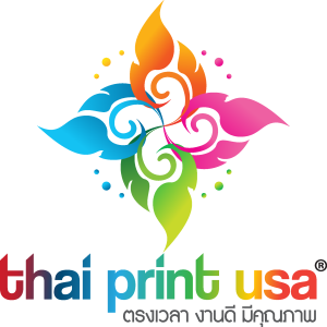 Thai Print USA Logo Vector