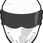 Top Gear Stig Helmet Logo Vector