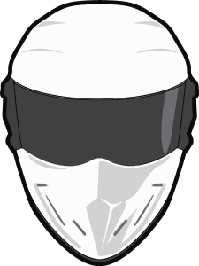 Top Gear Stig Helmet Logo Vector