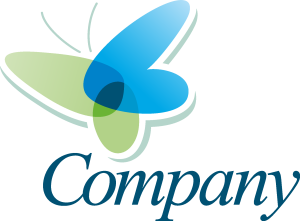 Transparent Butterfly Logo Vector