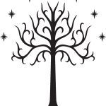 Tree of Gondor Logo Vector