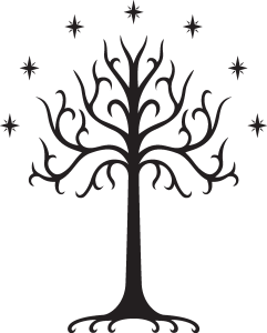 Tree of Gondor Logo Vector